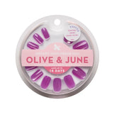 Grape Velvet - Press On | Short | Squoval