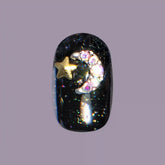 Moon Gem Party - Press On | Extra Short | Round