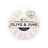 Pearl Chrome French - Press On | Short | Round
