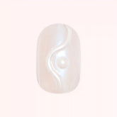 Pink Goldfish 3D Swirl - Press On | Extra Short | Round