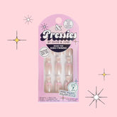 Pink Goldfish French - Pressies | Short Medium | Round