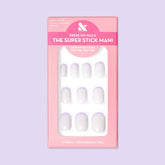 Tonal Lavender French | Extra Short | Round - Tab Press-On