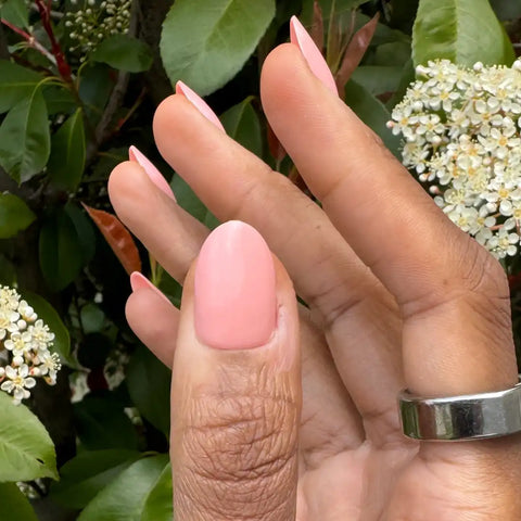 Creamsicle | Medium | Oval - Tab Press-On