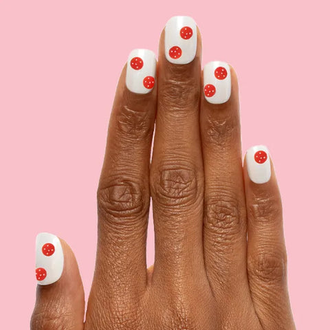 White Chrome - Press-On | Extra Short | Squoval