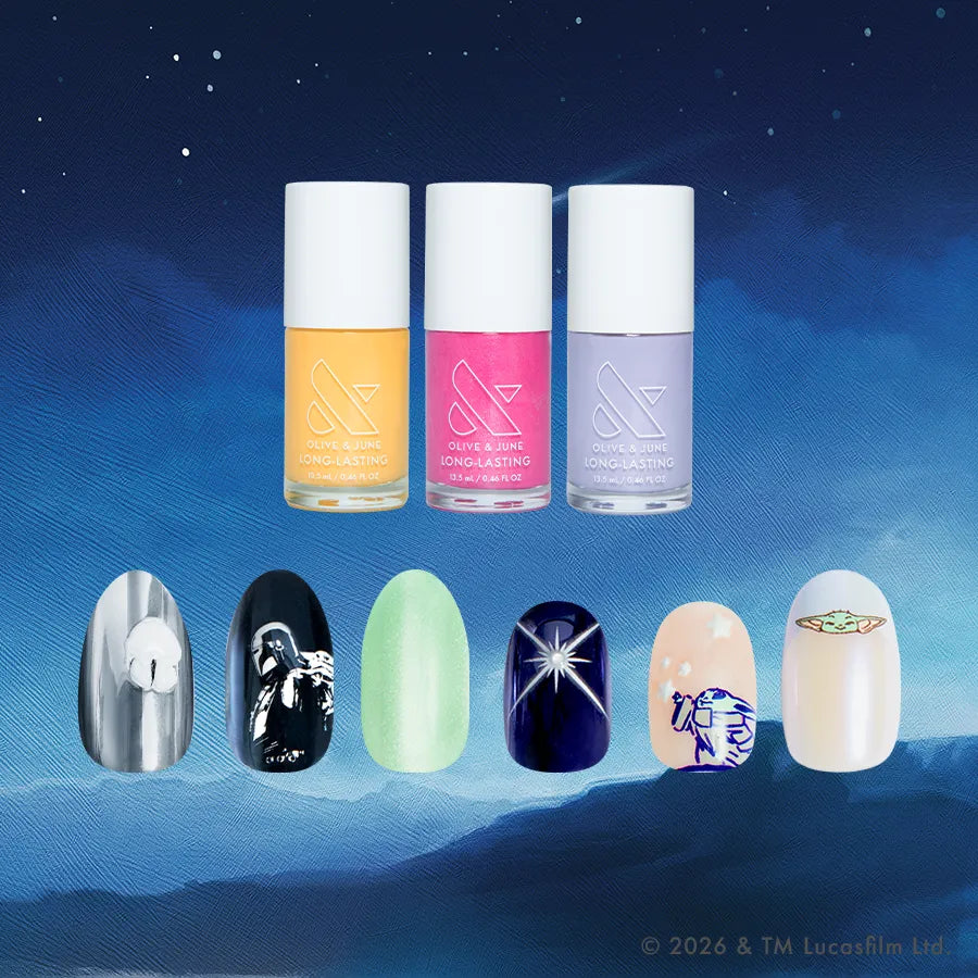 The Mandalorian and Grogu Summer Polish + Press-on Set