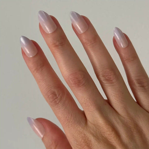 Lilac Velvet Gradient - Press On | Medium | Almond