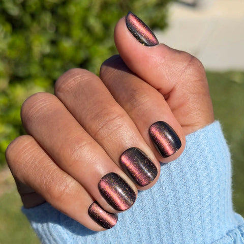 Mocha Velvet - Press On | Extra Short | Squoval