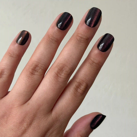 Mocha Velvet - Press On | Extra Short | Squoval