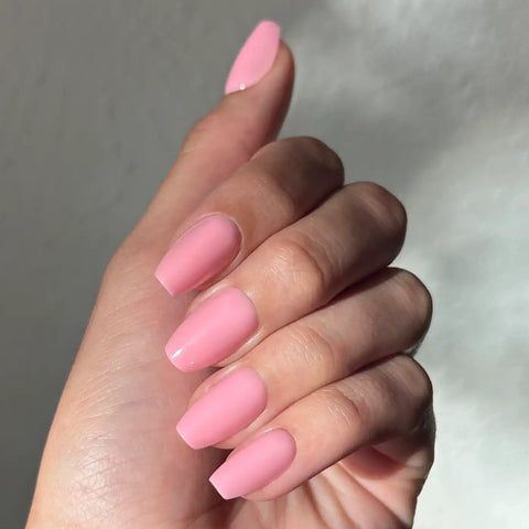 O&J Pink - Press-On | Medium | Coffin