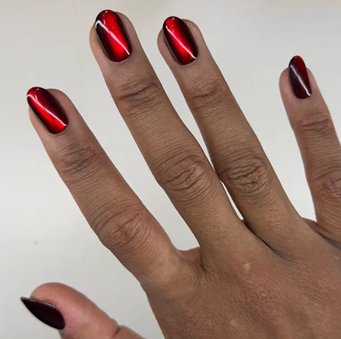 Obsessed Velvet - Press-On | Medium | Oval