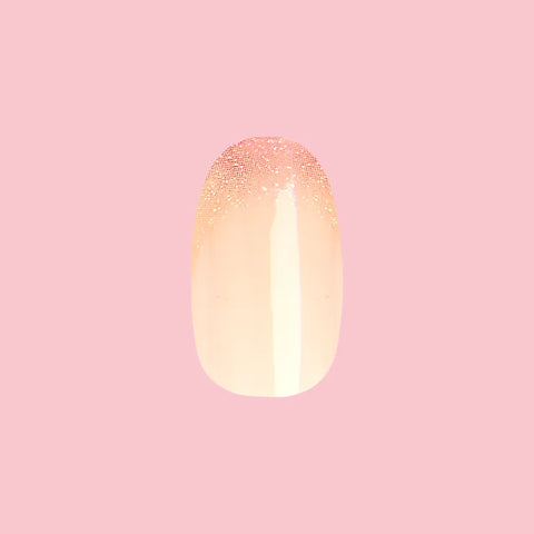 Party Glitter French - Press On | Medium | Oval