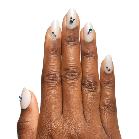Iridescent Gem Party - Press On | Medium | Oval