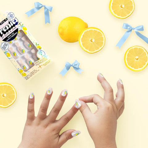 Lemon Polka Dot Party  - Pressies | Short Medium | Round