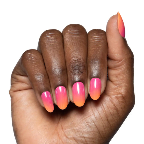 Sunset Blvd Chrome - Press On | Medium | Oval