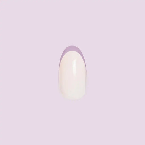 Pastel Rainbow French - Press-On | Medium | Oval