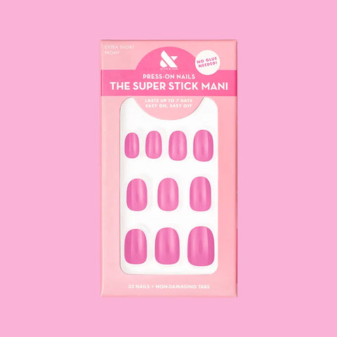 Peony | Extra Short | Round - Tab Press-On
