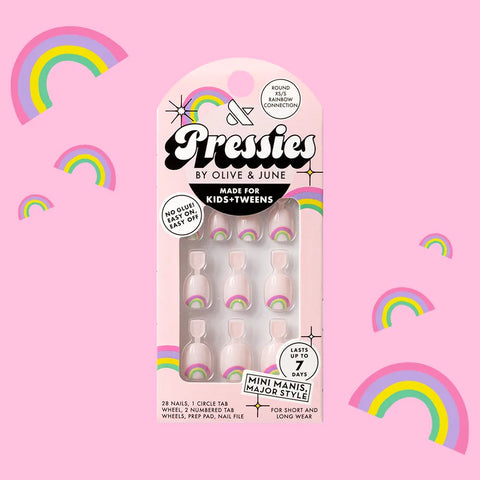 Rainbow Connection - Pressies | Extra Short Short | Round