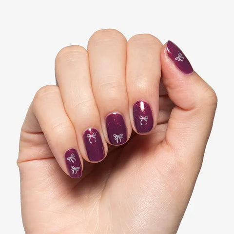 Ribbons + Bows Nail Art Puffy Stickers