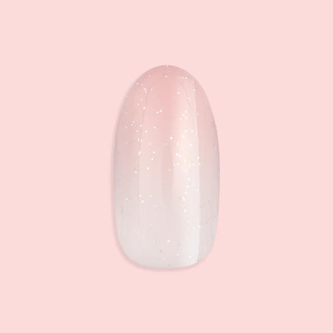 Rose Gradient Shimmer - Press-On | Medium | Oval