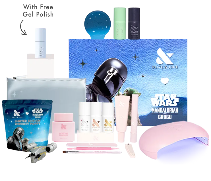 The Mandalorian and Grogu Gel Mani Pre Set System