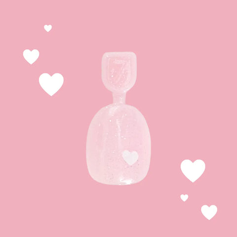 Shiny Pink Has My Heart - Pressies | Extra Short Short | Round