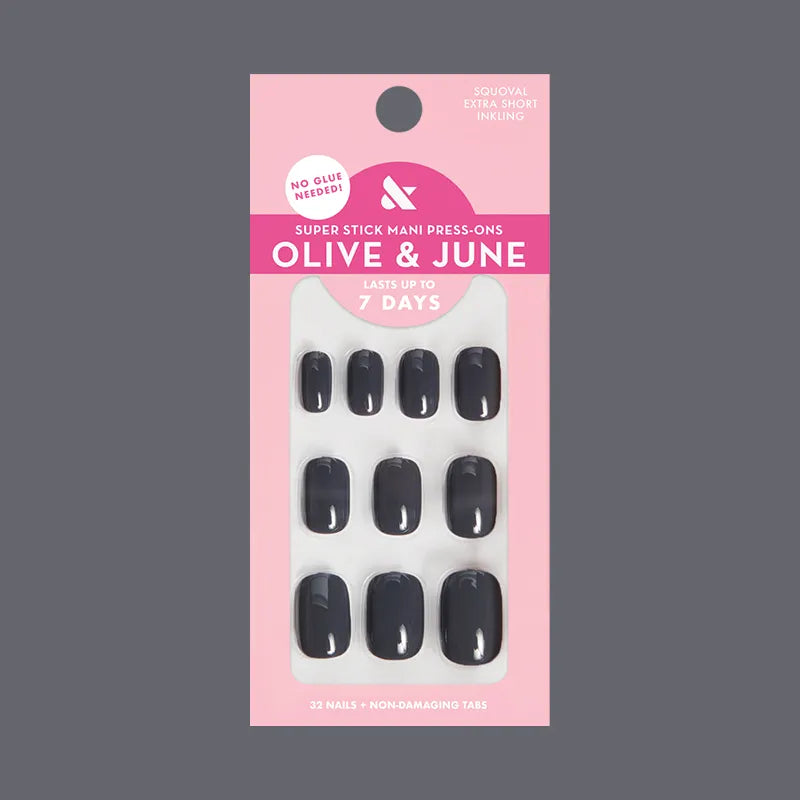 Inkling - Tab Press-On | Extra Short | Squoval