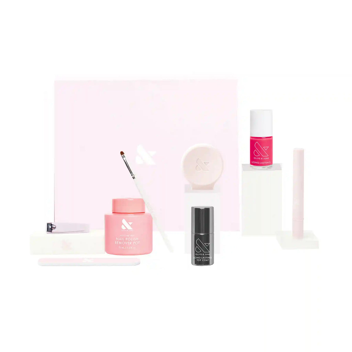 Hot Pink XOXO Long-Lasting Mani System