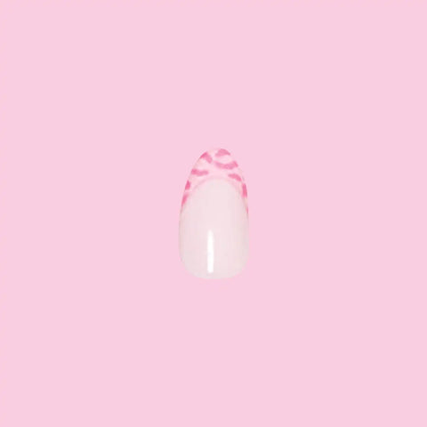 Pink Cheetah - Press-On | Medium | Almond