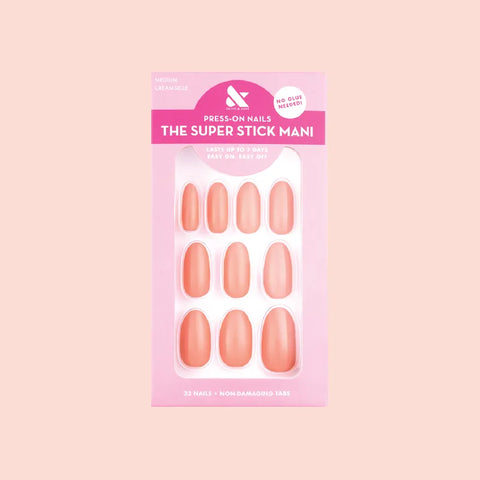 Creamsicle | Medium | Oval - Tab Press-On