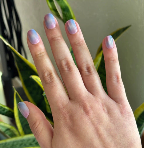 Fairy Velvet | Extra Short | Squoval - Tab Press-On