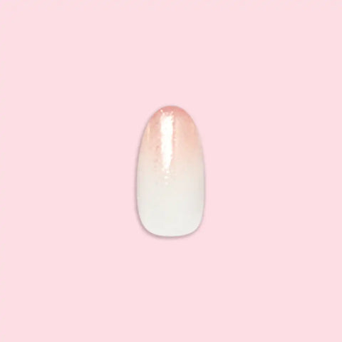 Pink Glitter Gradient - Press-On | Medium | Oval
