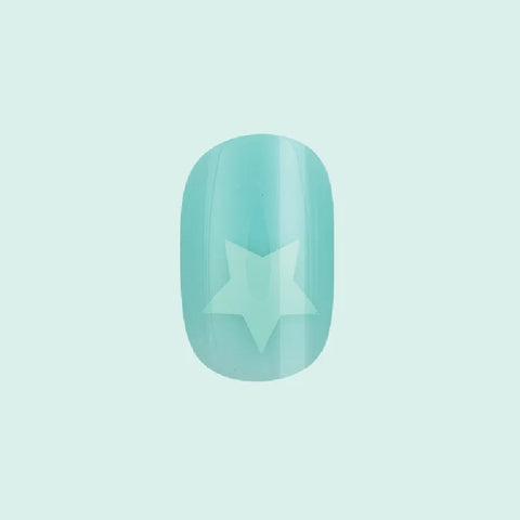Spring Stars | Short | Squoval - Tab Press-On
