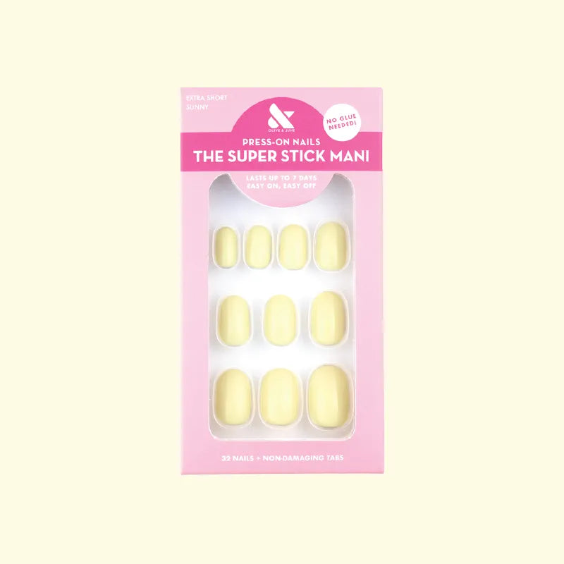 Sunny | Extra Short | Round - Tab Press-On